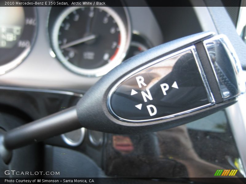 Arctic White / Black 2010 Mercedes-Benz E 350 Sedan
