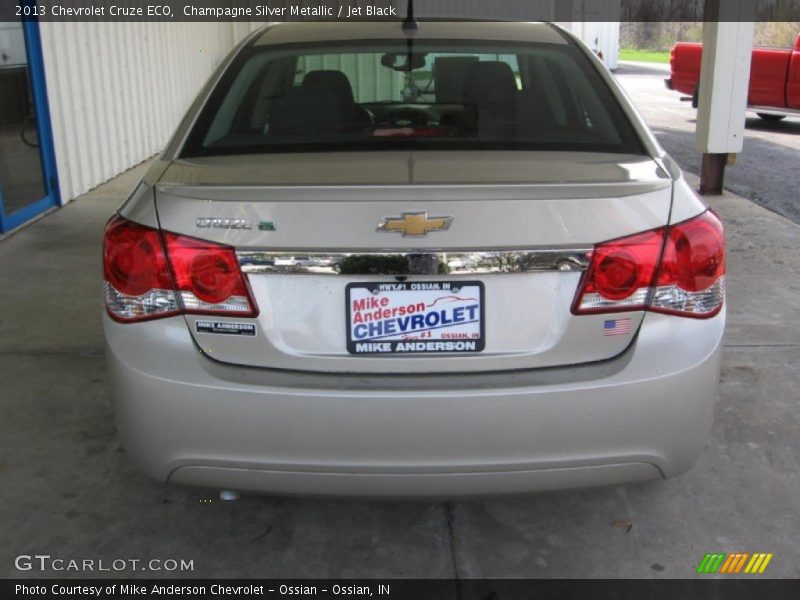 Champagne Silver Metallic / Jet Black 2013 Chevrolet Cruze ECO