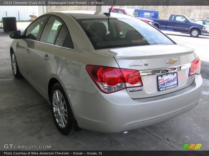 Champagne Silver Metallic / Jet Black 2013 Chevrolet Cruze ECO