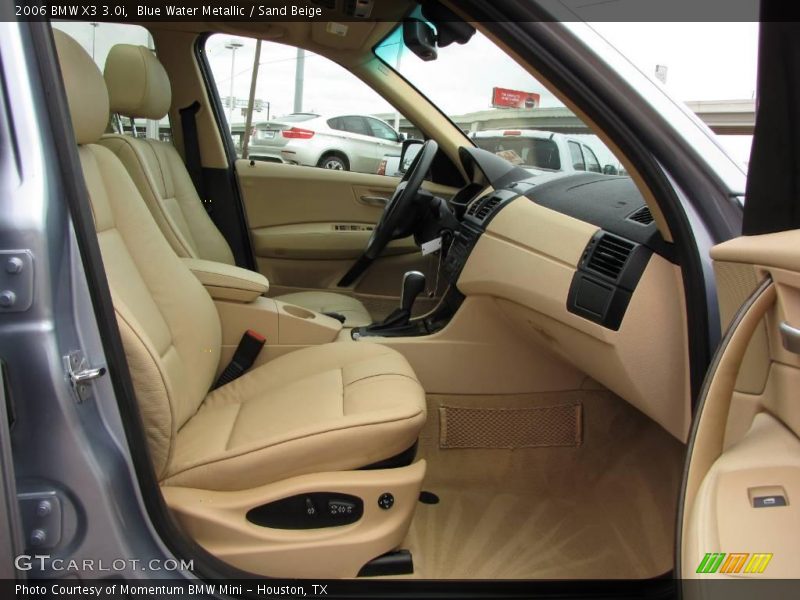 Blue Water Metallic / Sand Beige 2006 BMW X3 3.0i