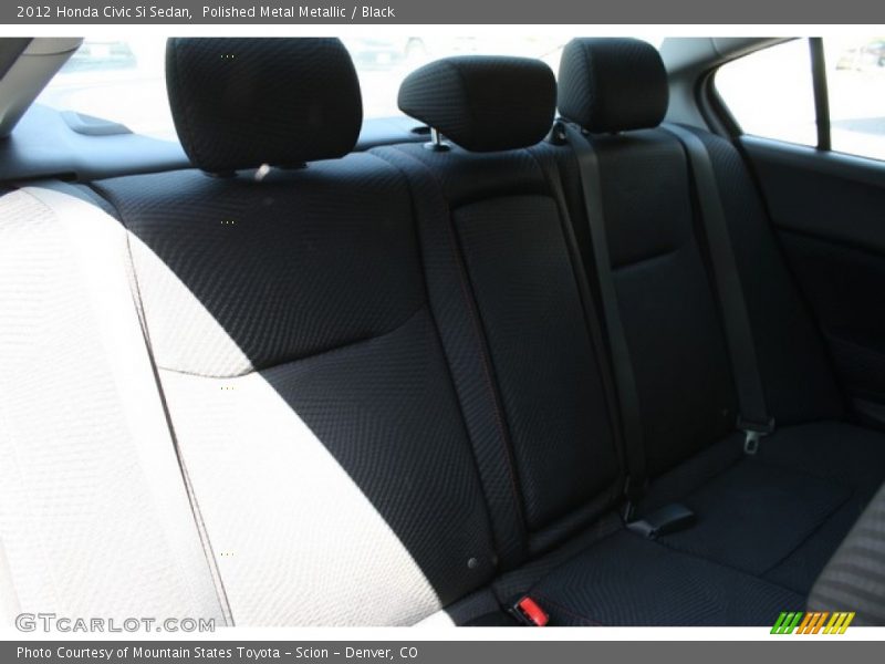 Polished Metal Metallic / Black 2012 Honda Civic Si Sedan