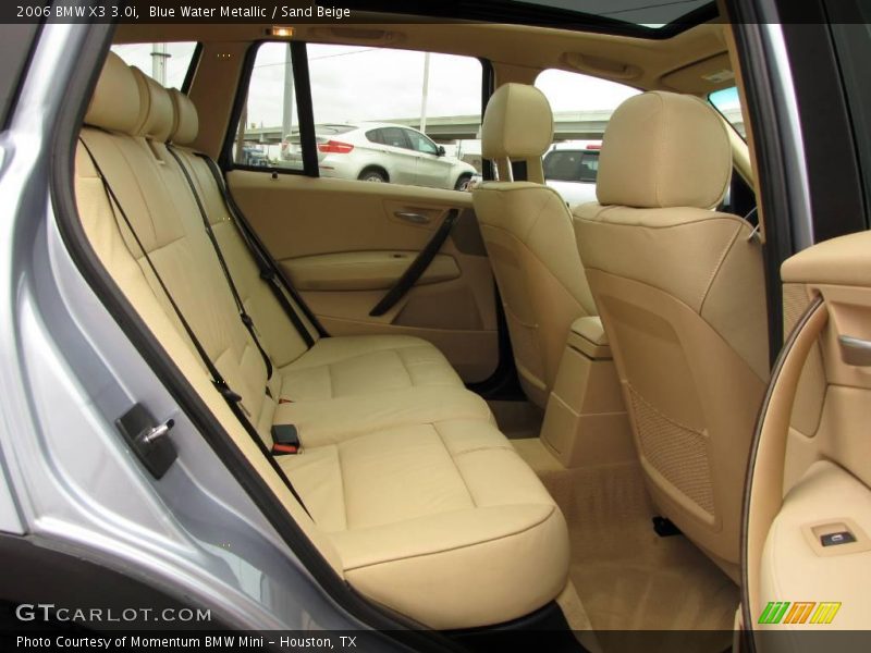Blue Water Metallic / Sand Beige 2006 BMW X3 3.0i