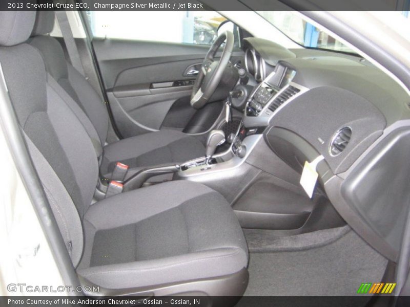 Champagne Silver Metallic / Jet Black 2013 Chevrolet Cruze ECO