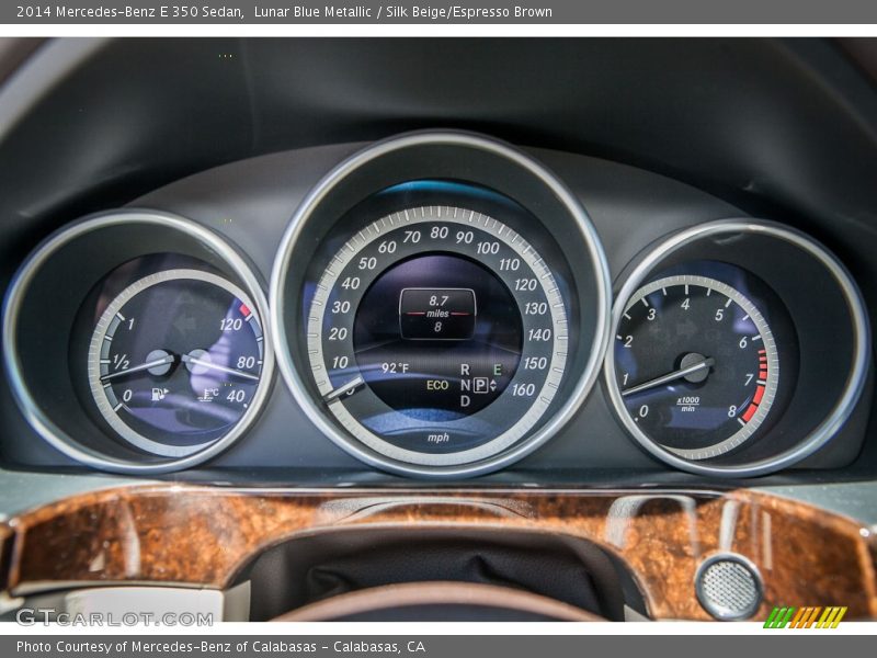  2014 E 350 Sedan 350 Sedan Gauges