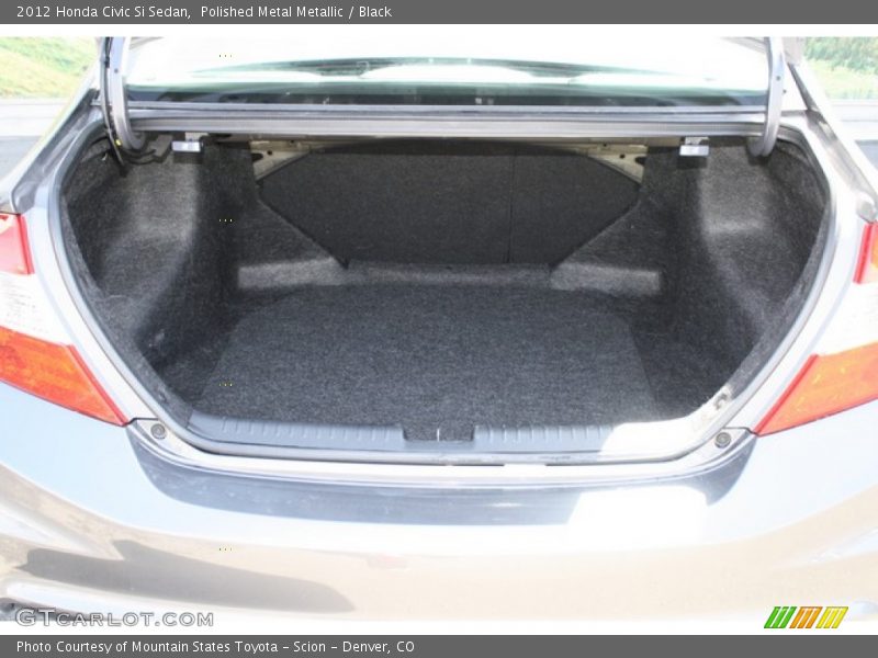 Polished Metal Metallic / Black 2012 Honda Civic Si Sedan
