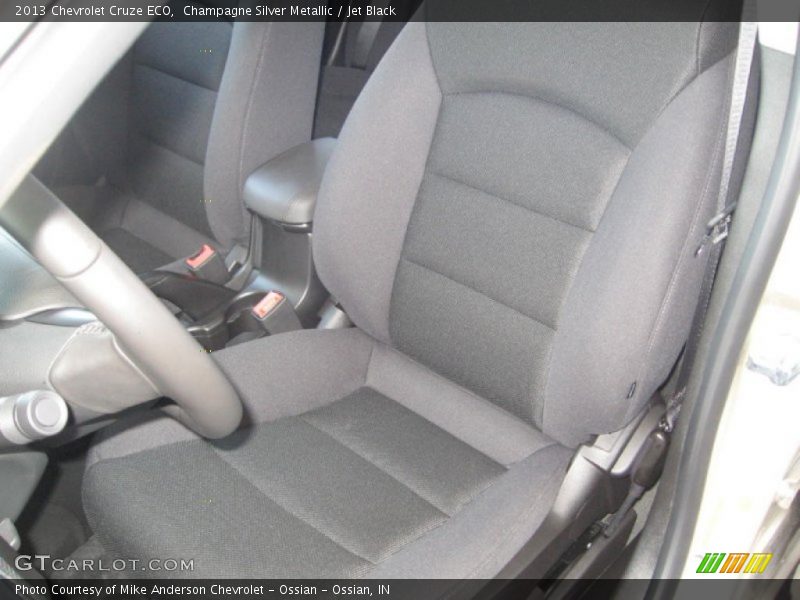 Champagne Silver Metallic / Jet Black 2013 Chevrolet Cruze ECO