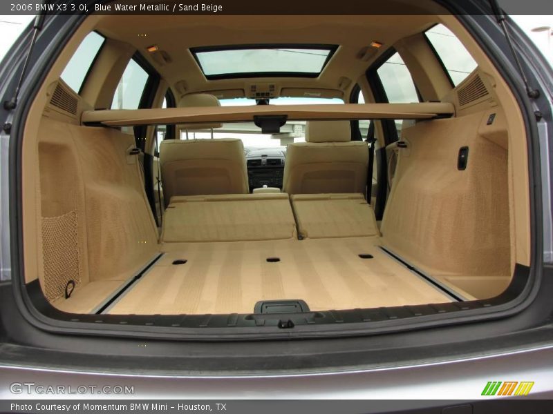 Blue Water Metallic / Sand Beige 2006 BMW X3 3.0i