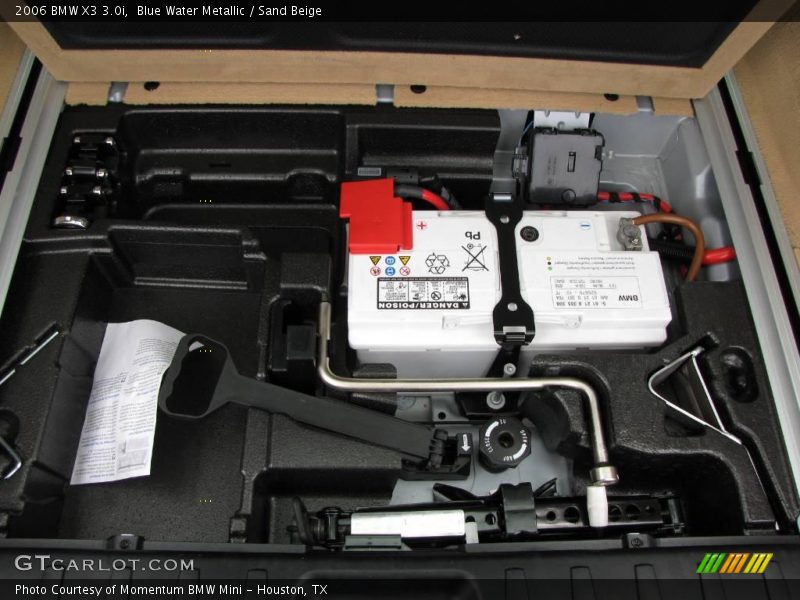 Blue Water Metallic / Sand Beige 2006 BMW X3 3.0i