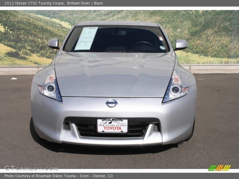 Brilliant Silver / Black 2011 Nissan 370Z Touring Coupe