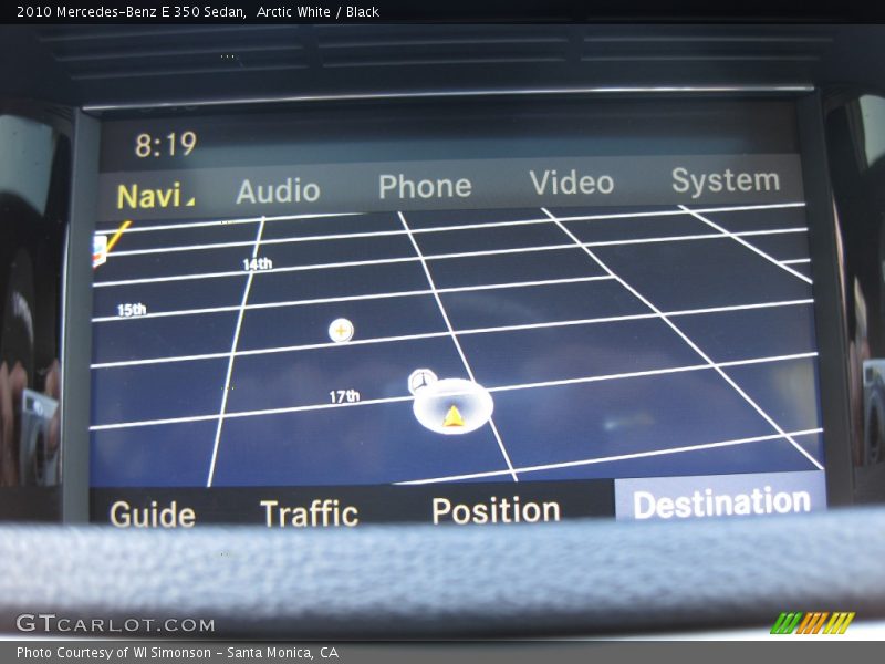 Arctic White / Black 2010 Mercedes-Benz E 350 Sedan