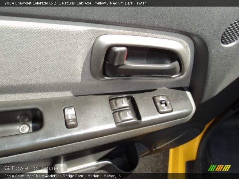 Yellow / Medium Dark Pewter 2004 Chevrolet Colorado LS Z71 Regular Cab 4x4