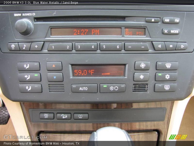Blue Water Metallic / Sand Beige 2006 BMW X3 3.0i