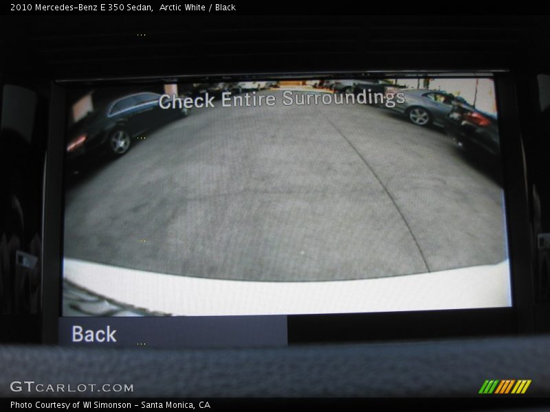 Arctic White / Black 2010 Mercedes-Benz E 350 Sedan