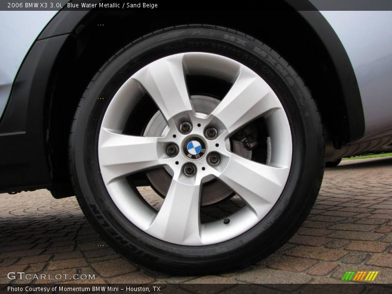 Blue Water Metallic / Sand Beige 2006 BMW X3 3.0i