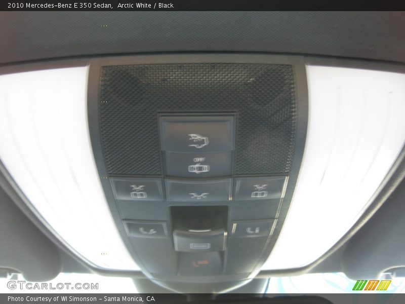 Arctic White / Black 2010 Mercedes-Benz E 350 Sedan