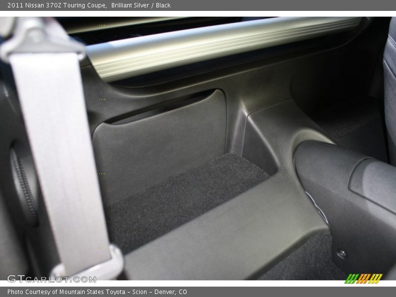 Brilliant Silver / Black 2011 Nissan 370Z Touring Coupe