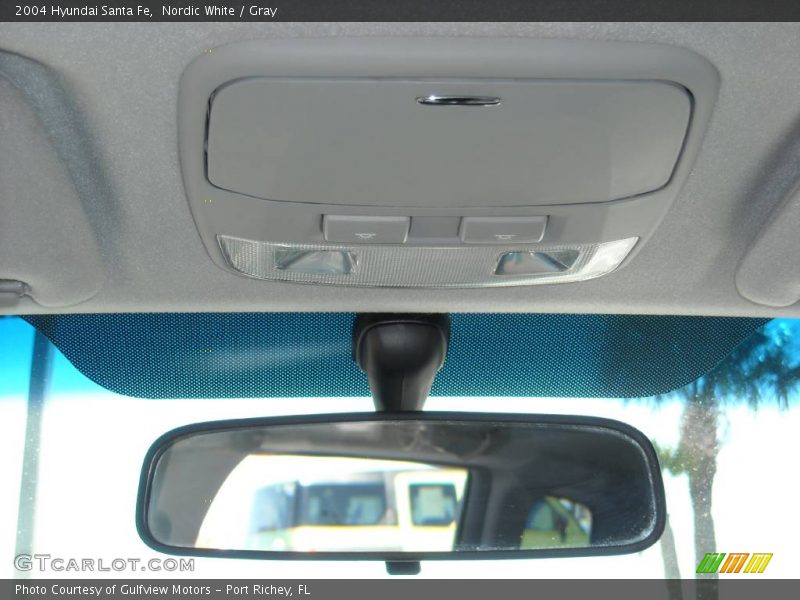 Nordic White / Gray 2004 Hyundai Santa Fe