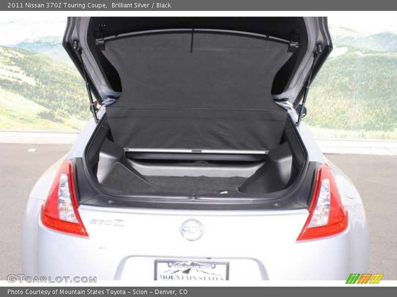 Brilliant Silver / Black 2011 Nissan 370Z Touring Coupe
