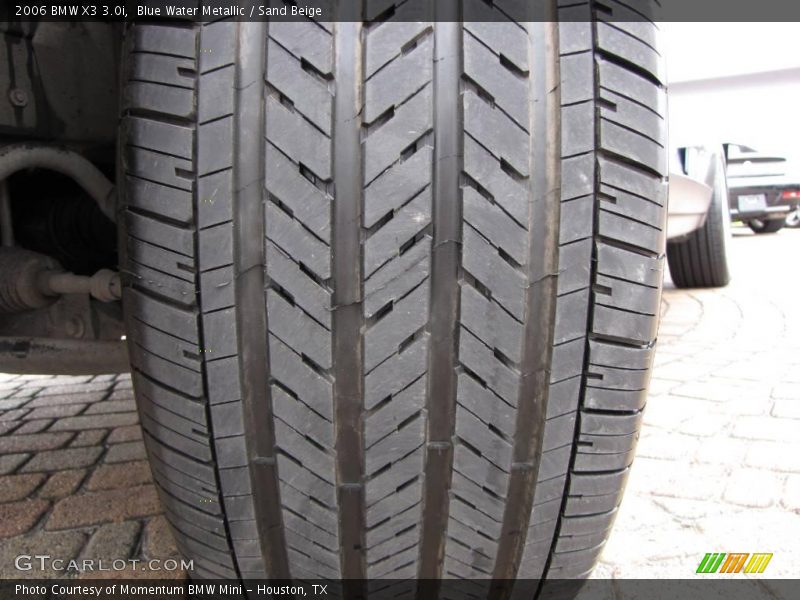 Blue Water Metallic / Sand Beige 2006 BMW X3 3.0i