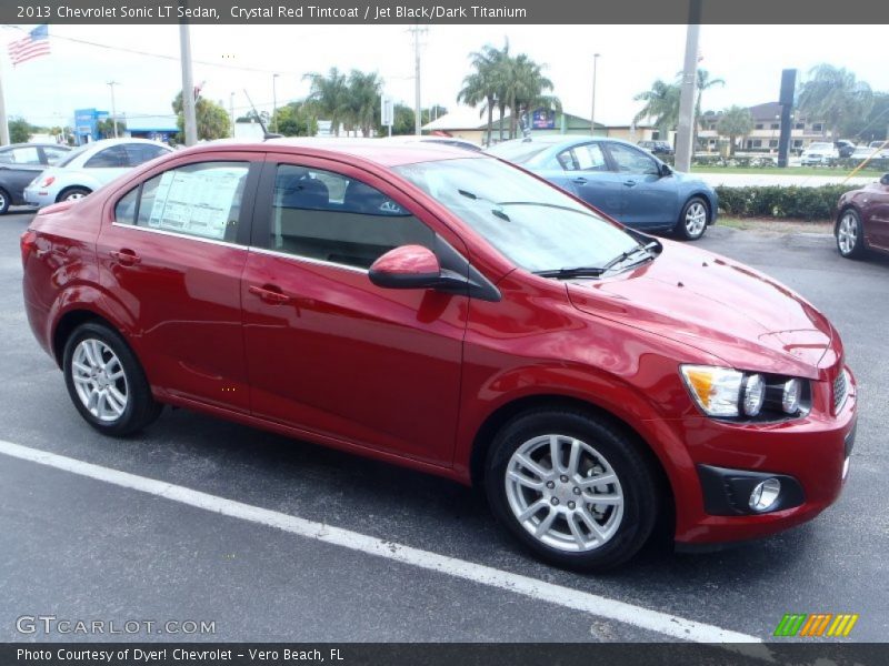  2013 Sonic LT Sedan Crystal Red Tintcoat