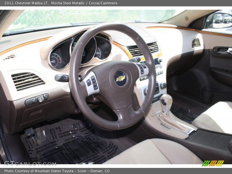 Mocha Steel Metallic / Cocoa/Cashmere 2011 Chevrolet Malibu LT