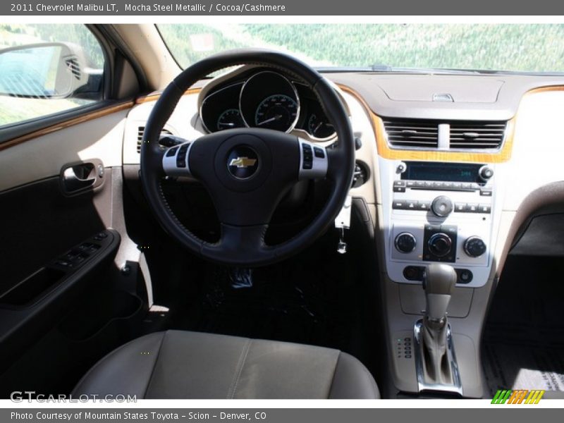 Mocha Steel Metallic / Cocoa/Cashmere 2011 Chevrolet Malibu LT