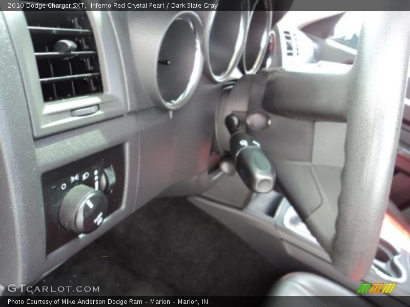 Inferno Red Crystal Pearl / Dark Slate Gray 2010 Dodge Charger SXT