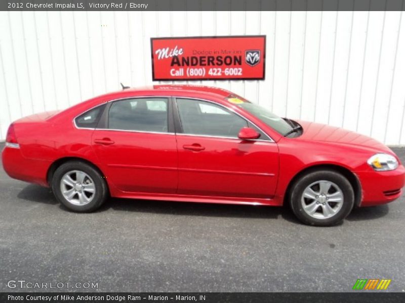 Victory Red / Ebony 2012 Chevrolet Impala LS