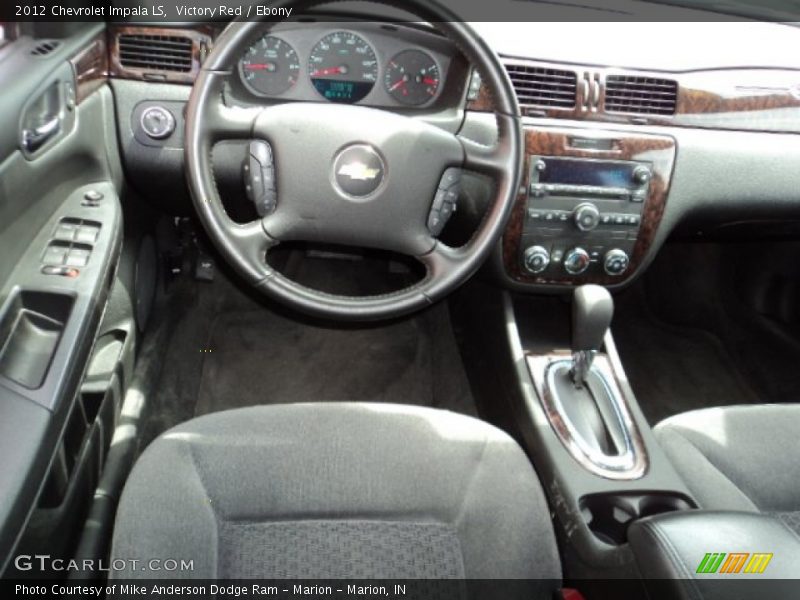 Victory Red / Ebony 2012 Chevrolet Impala LS