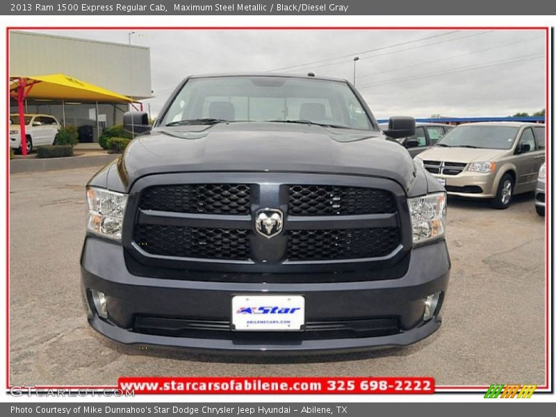 Maximum Steel Metallic / Black/Diesel Gray 2013 Ram 1500 Express Regular Cab