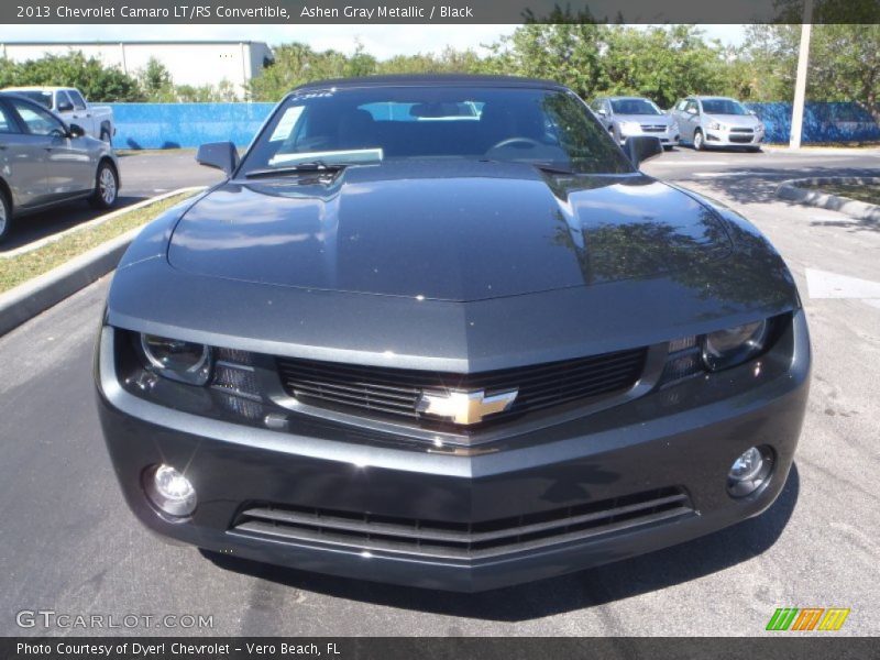 Ashen Gray Metallic / Black 2013 Chevrolet Camaro LT/RS Convertible