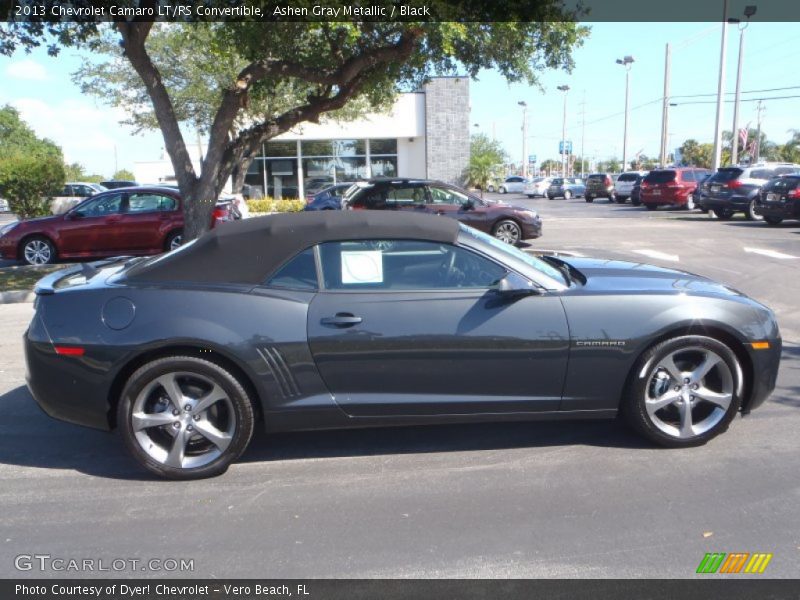 Ashen Gray Metallic / Black 2013 Chevrolet Camaro LT/RS Convertible