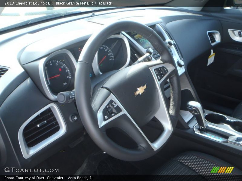 Black Granite Metallic / Jet Black 2013 Chevrolet Equinox LT