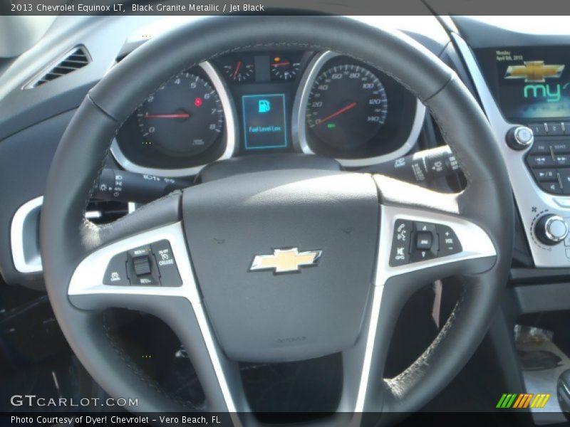 Black Granite Metallic / Jet Black 2013 Chevrolet Equinox LT