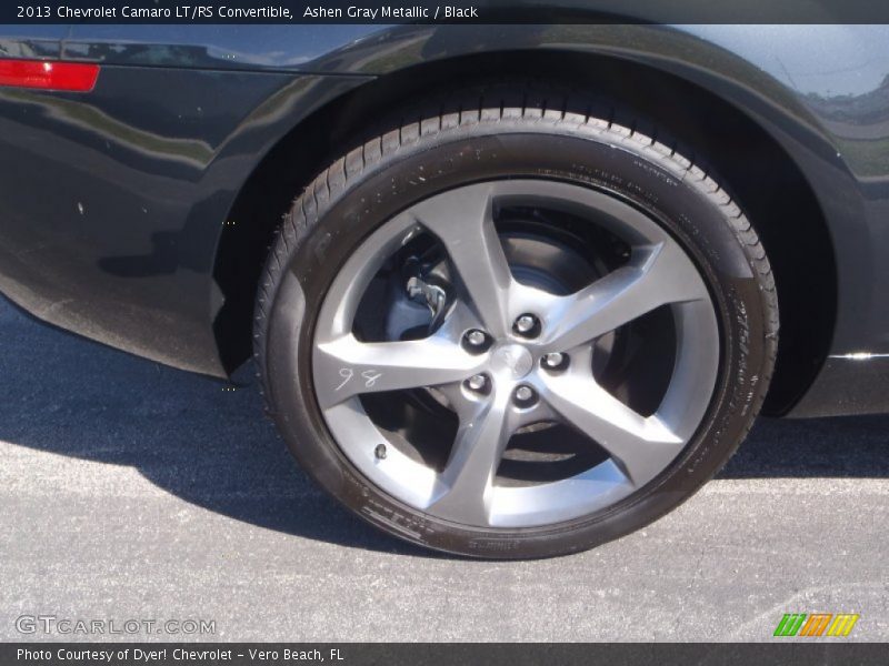 Ashen Gray Metallic / Black 2013 Chevrolet Camaro LT/RS Convertible