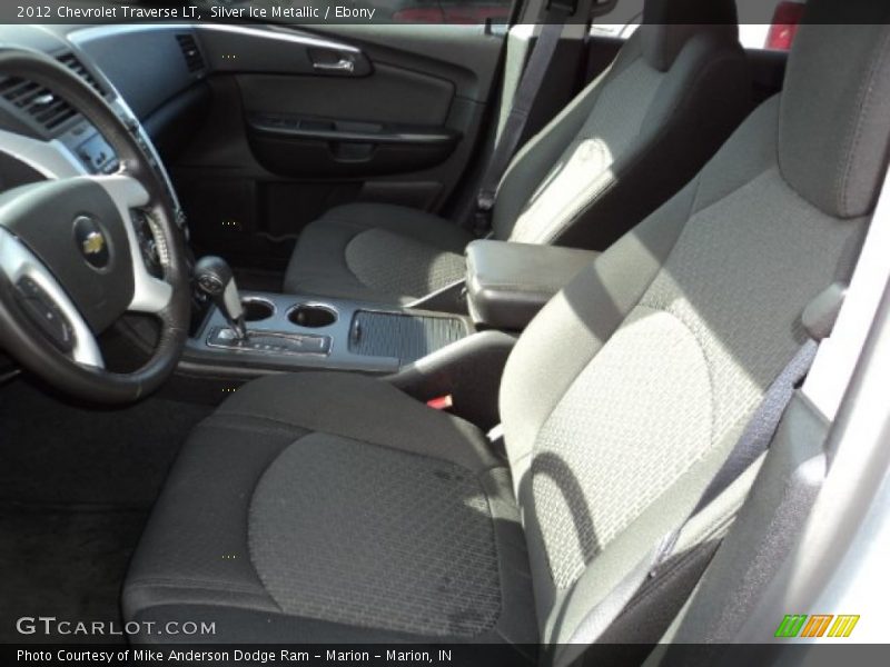 Silver Ice Metallic / Ebony 2012 Chevrolet Traverse LT