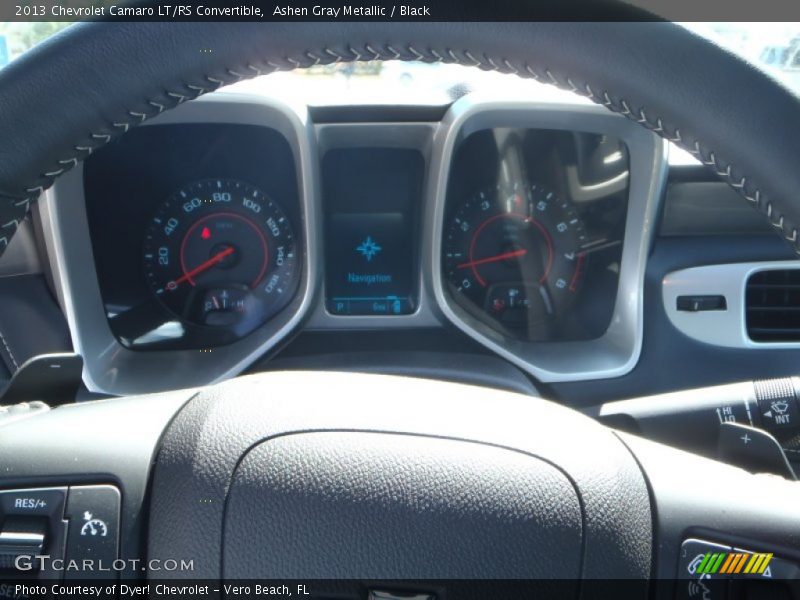 Ashen Gray Metallic / Black 2013 Chevrolet Camaro LT/RS Convertible