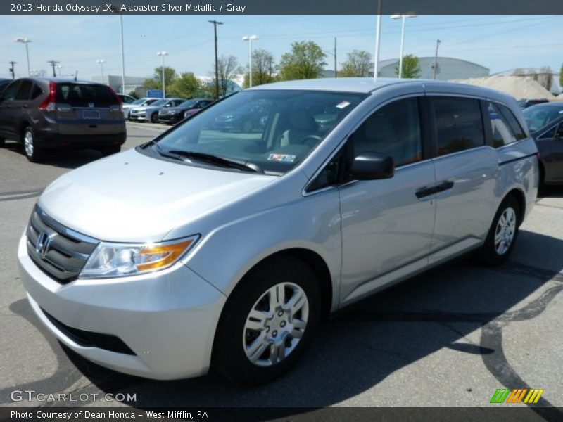 Alabaster Silver Metallic / Gray 2013 Honda Odyssey LX