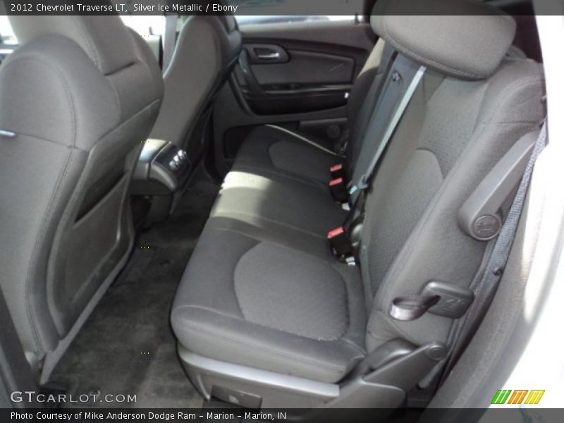 Silver Ice Metallic / Ebony 2012 Chevrolet Traverse LT