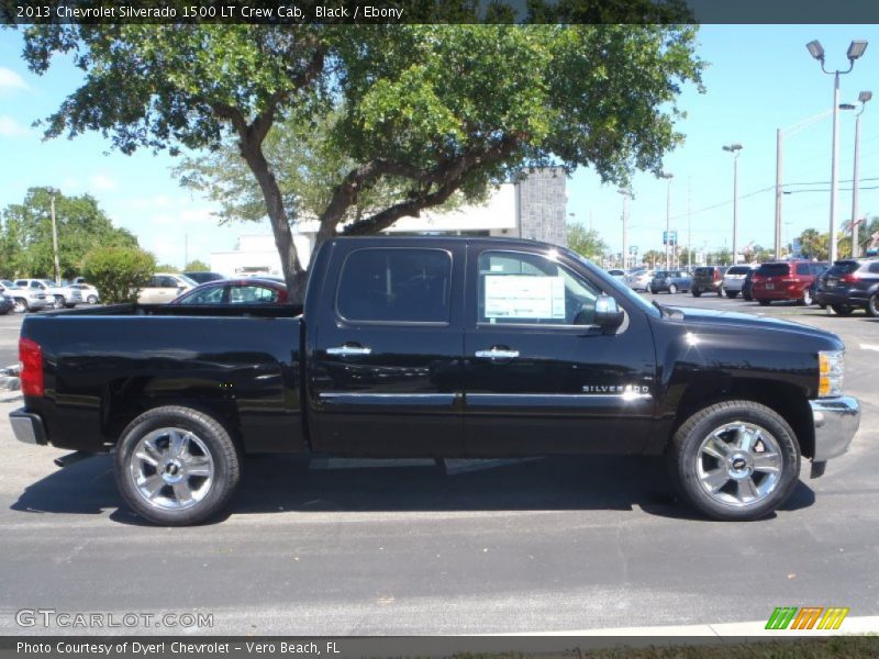 Black / Ebony 2013 Chevrolet Silverado 1500 LT Crew Cab