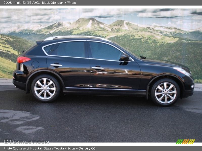 Black Obsidian / Wheat 2008 Infiniti EX 35 AWD