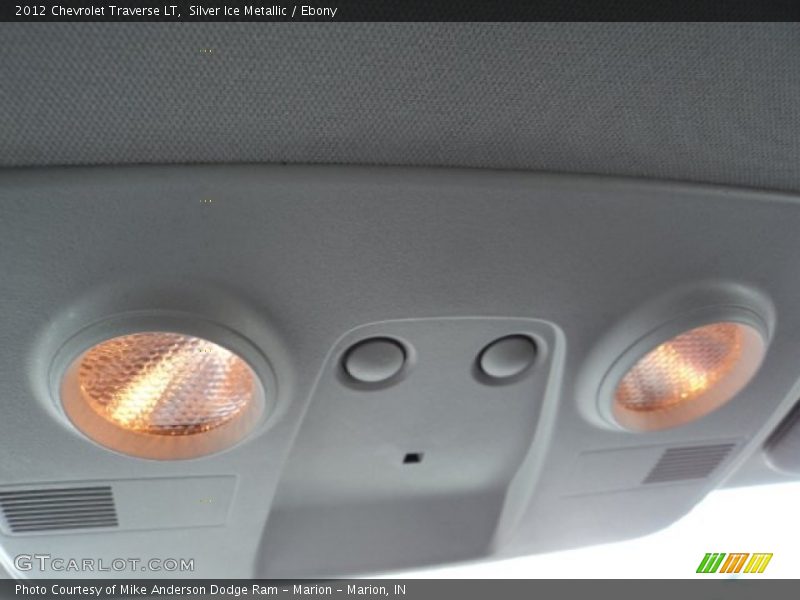 Silver Ice Metallic / Ebony 2012 Chevrolet Traverse LT