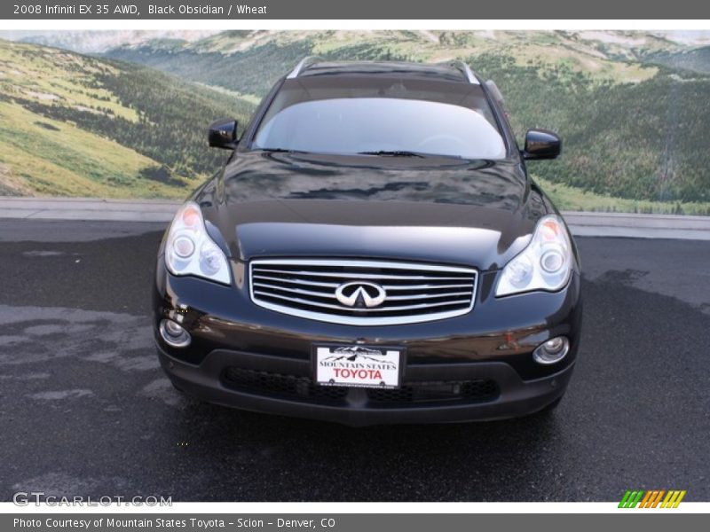 Black Obsidian / Wheat 2008 Infiniti EX 35 AWD