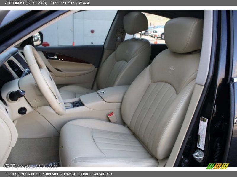 Black Obsidian / Wheat 2008 Infiniti EX 35 AWD