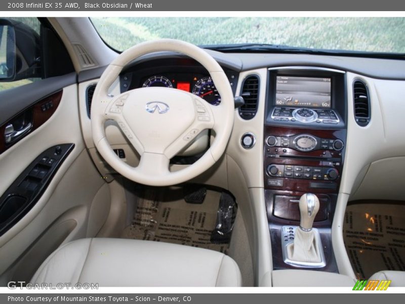 Black Obsidian / Wheat 2008 Infiniti EX 35 AWD