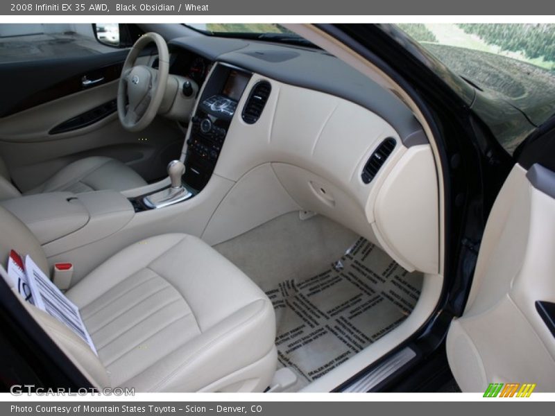 Black Obsidian / Wheat 2008 Infiniti EX 35 AWD