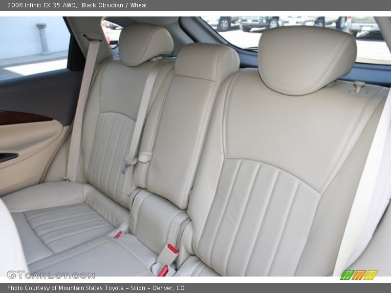 Black Obsidian / Wheat 2008 Infiniti EX 35 AWD