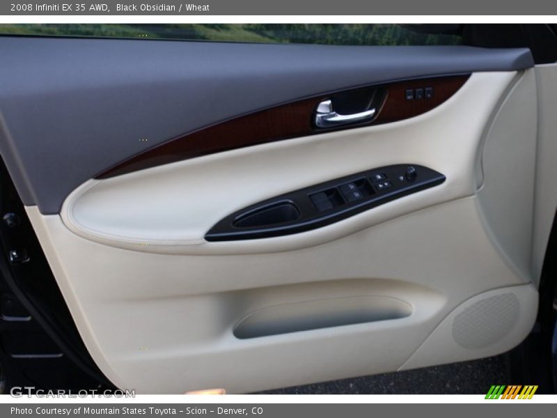 Black Obsidian / Wheat 2008 Infiniti EX 35 AWD
