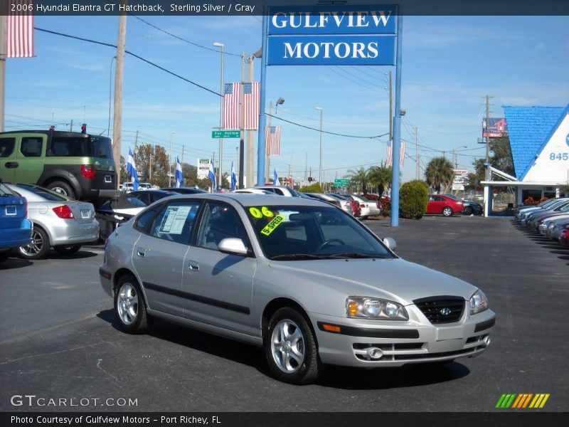 Sterling Silver / Gray 2006 Hyundai Elantra GT Hatchback