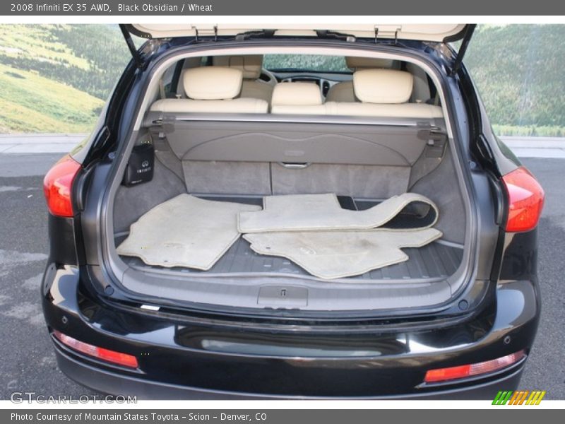 Black Obsidian / Wheat 2008 Infiniti EX 35 AWD